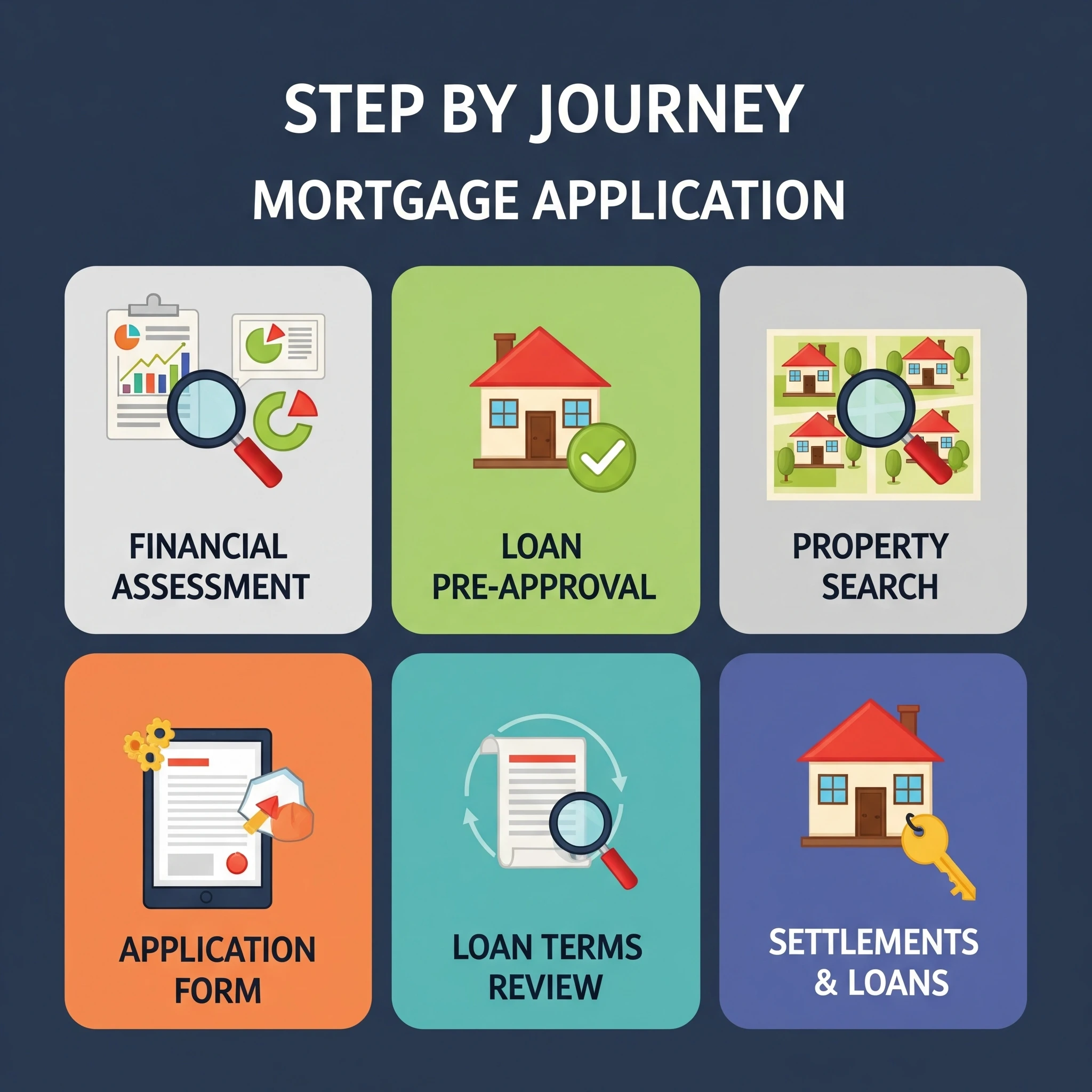 Each Stage of Your Mortgage Application